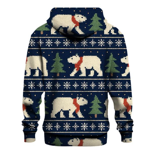 Polar Parade Patchwork Design zip-up hoodies
