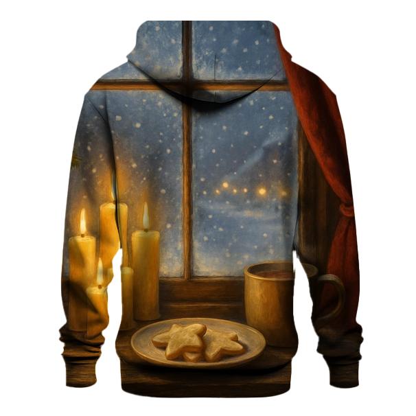 Candlelit Christmas Eve Window pullover hoodies