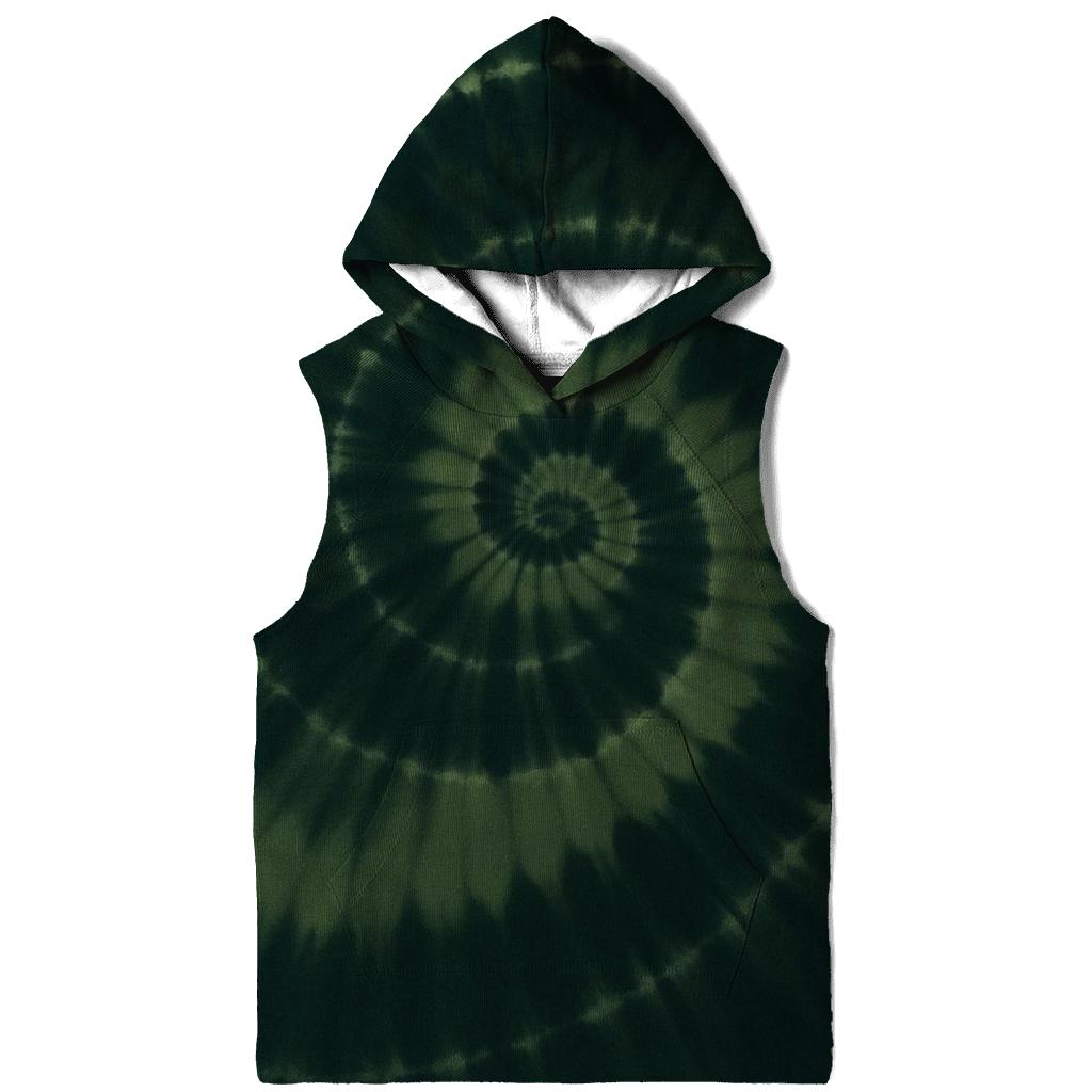 Overdye Forest Spiral Eclipse zip-up hoodies