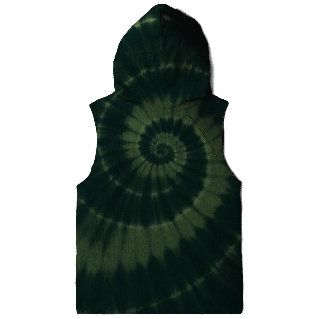 Overdye Forest Spiral Eclipse zip-up hoodies