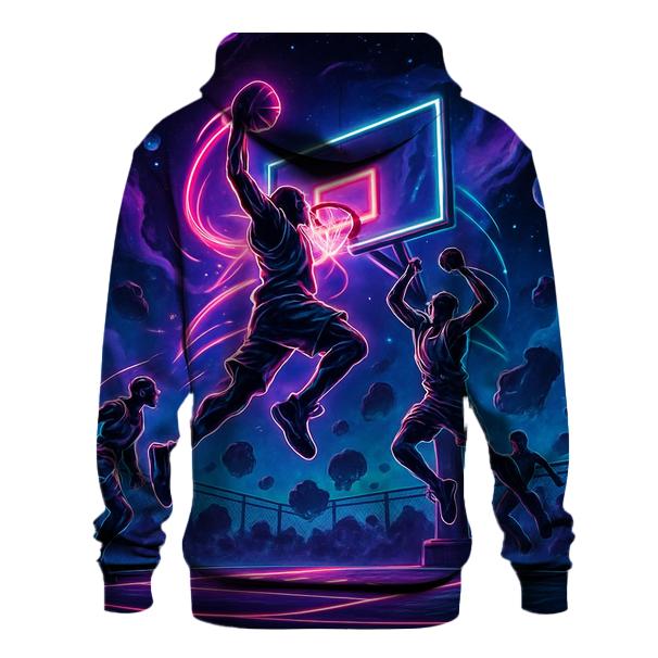 Cosmic Street Basketball Rush premium hoodies