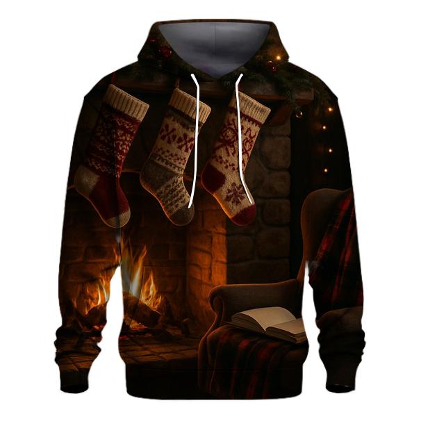 Fireside Stockings And Storytime zip-up hoodies