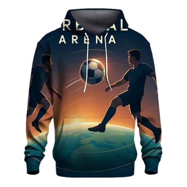 Zero Gravity Soccer Orbit printed hoodies