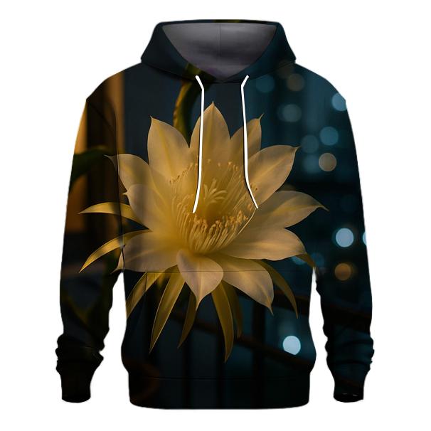 Night Blooming Cereus On A City Balcony custom hoodies