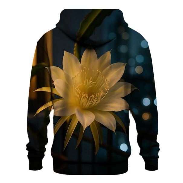Night Blooming Cereus On A City Balcony custom hoodies