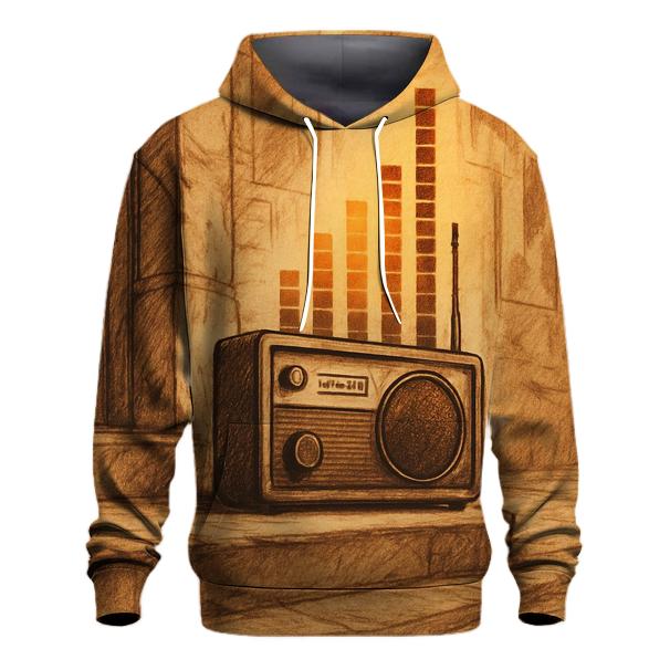 Sepia Street Radio Corner printed hoodies