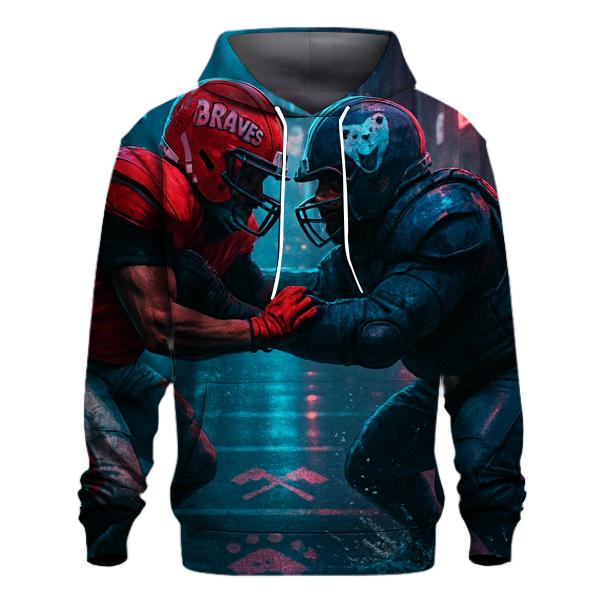 Neon Street Scrimmage Braves Block Versus Cub Charge hoodies fashion