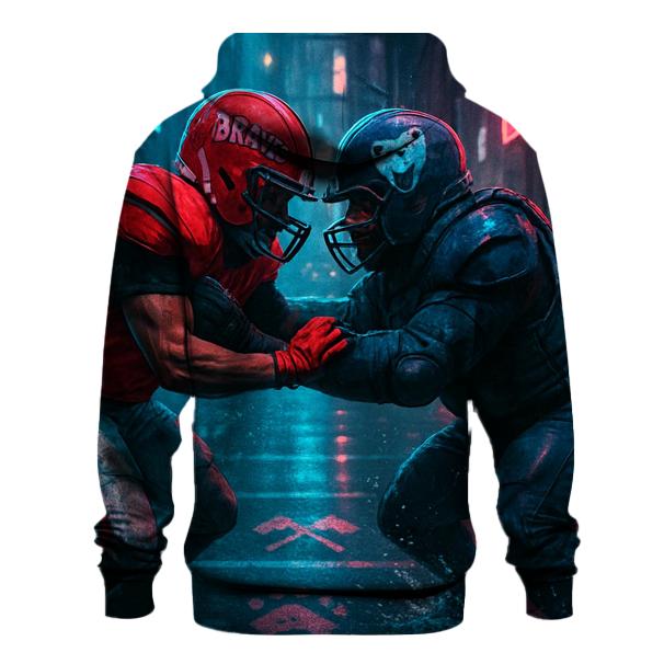 Neon Street Scrimmage Braves Block Versus Cub Charge hoodies fashion