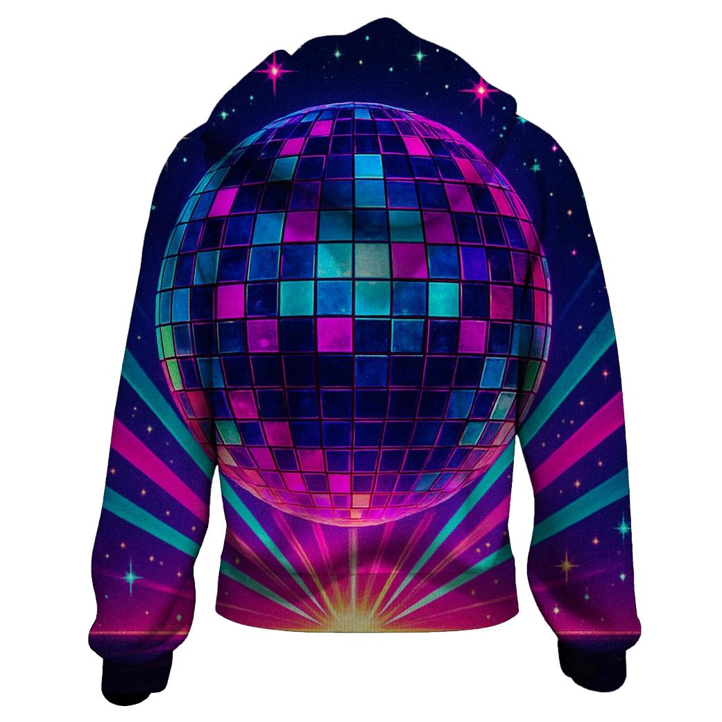 Prismatic Disco Eclipse custom hoodies