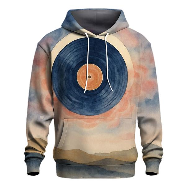 Watercolor Vinyl Eclipse designer hoodies