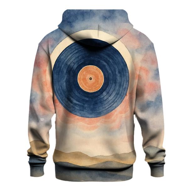 Watercolor Vinyl Eclipse designer hoodies
