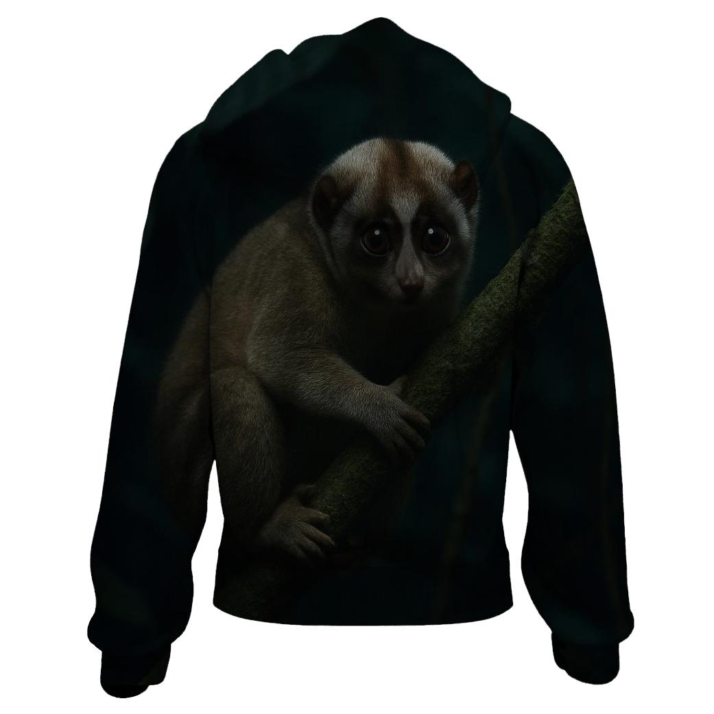 Canopy Stillness Sunda Slow Loris heavyweight hoodies