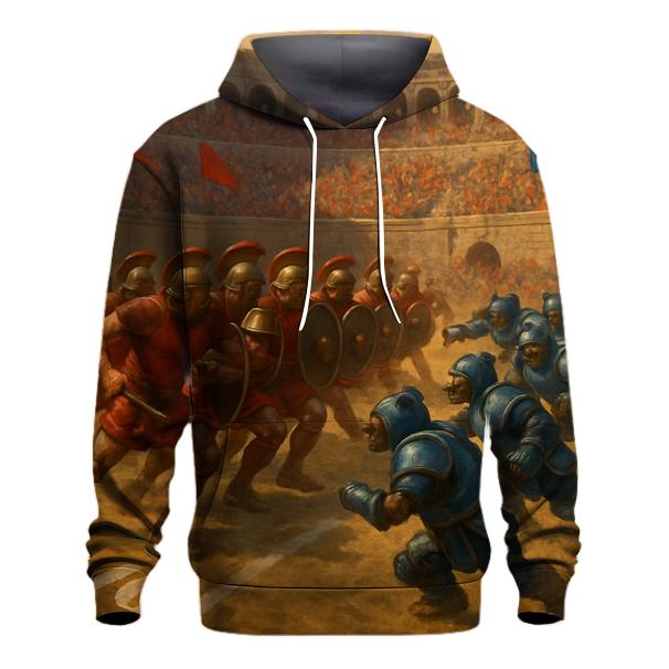 Ancient Colosseum Clash Braves Legion Against Iron Cubs zip-up hoodies