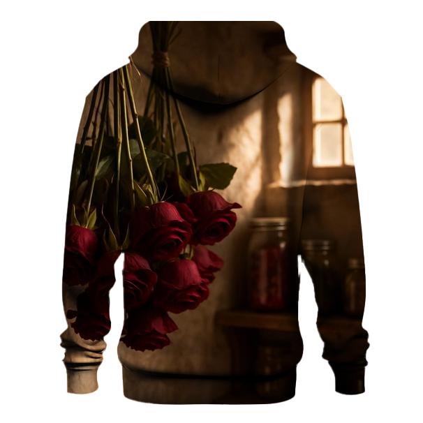 Heirloom Roses Drying In A Stone Farmhouse graphic hoodies