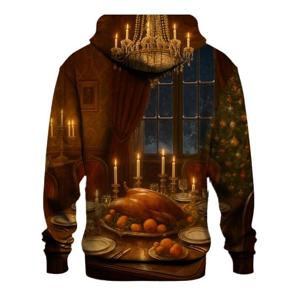 Victorian Parlor Christmas Supper custom hoodies