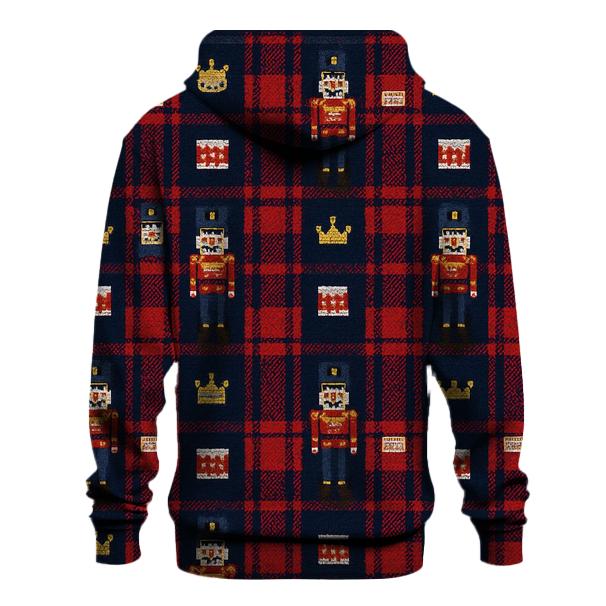 Nutcracker Marching Plaid Design premium hoodies