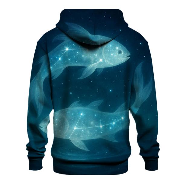 Pisces Dreaming Through The Cosmic Ocean graphic hoodies