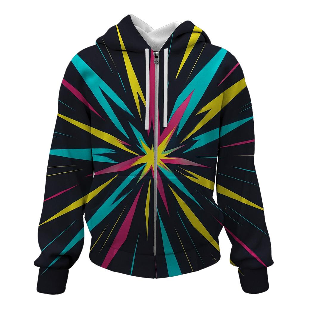 Laser Triangle Storm heavyweight hoodies