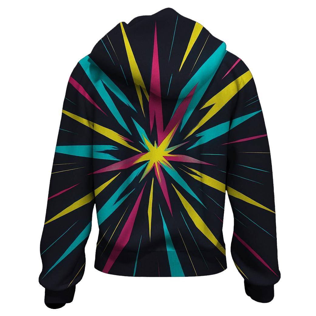 Laser Triangle Storm heavyweight hoodies