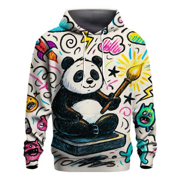 Scribble Summoner Panda hoodie designs