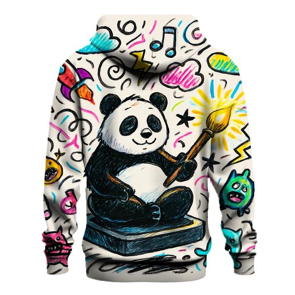 Scribble Summoner Panda hoodie designs