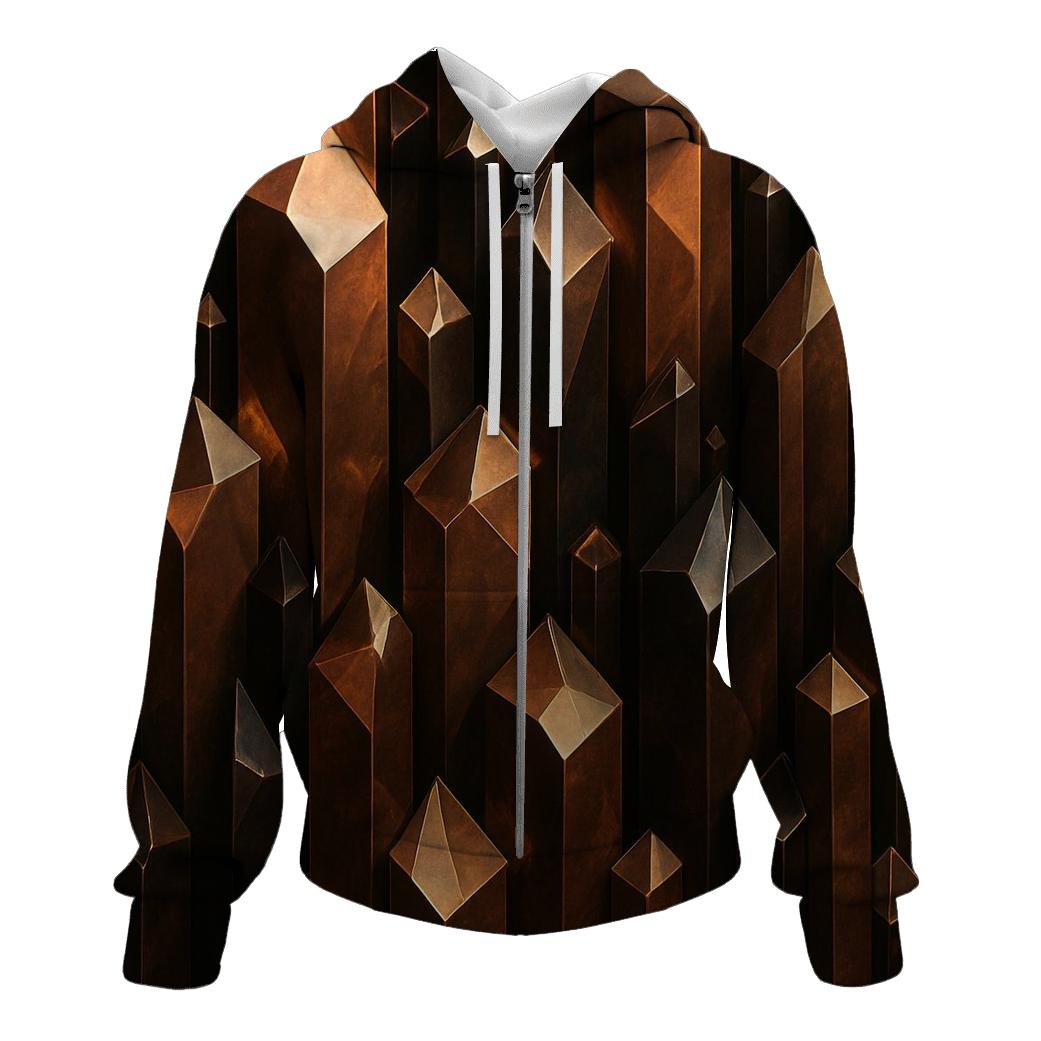 Copper Cascade Facets custom hoodies