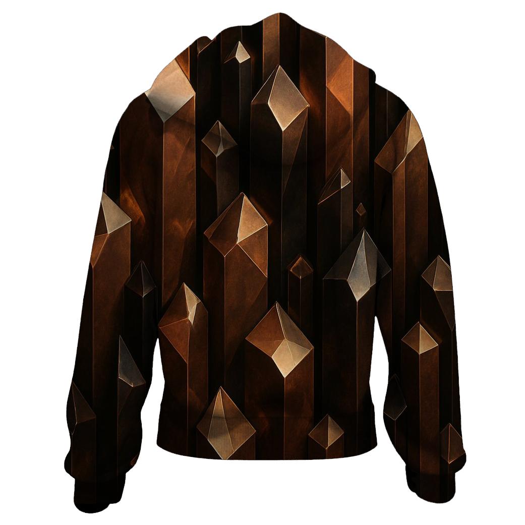 Copper Cascade Facets custom hoodies