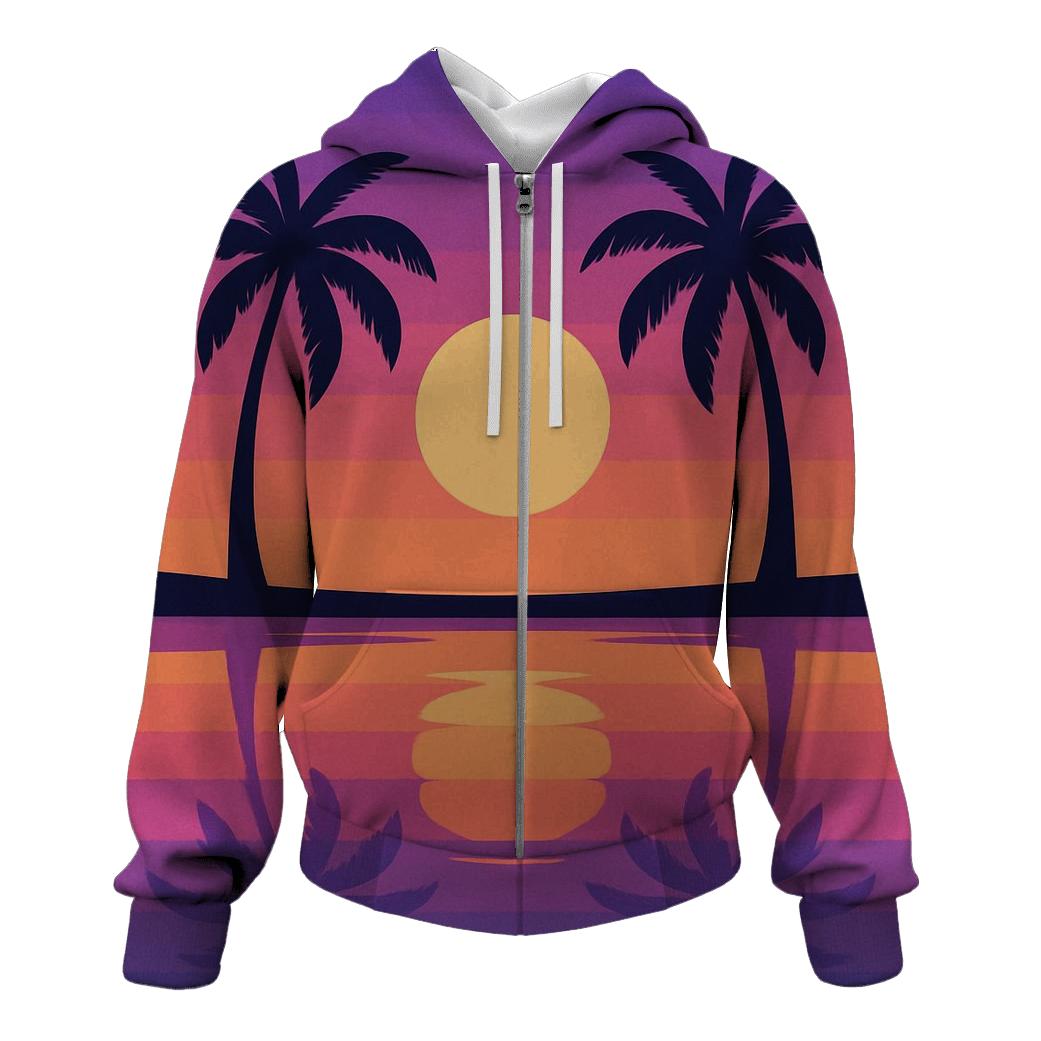 Vapor Palm Reflections hoodies fashion