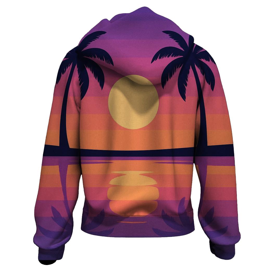 Vapor Palm Reflections hoodies fashion