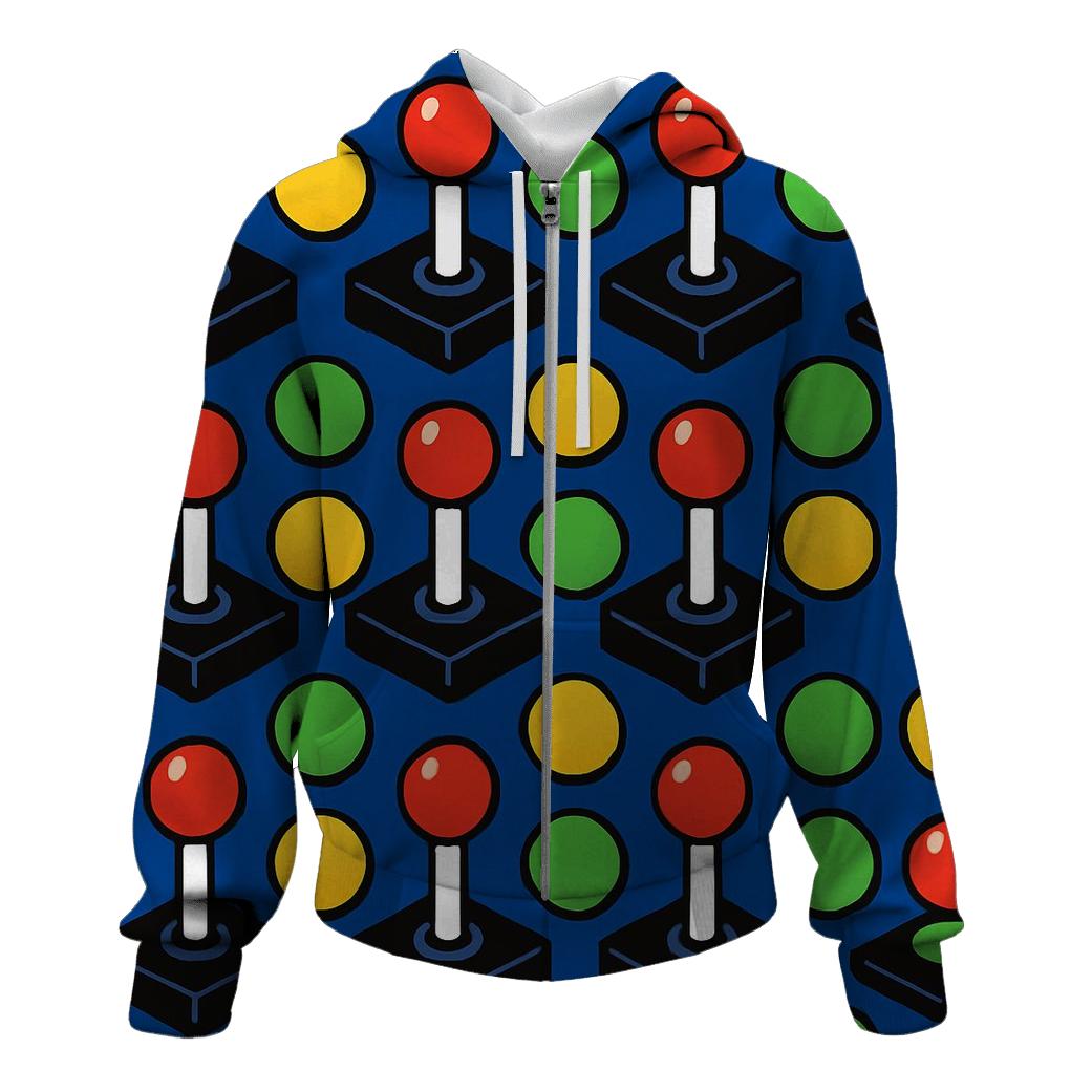 Arcade Joystick Mosaic designer hoodies