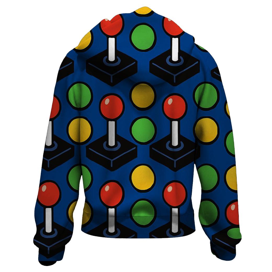 Arcade Joystick Mosaic designer hoodies