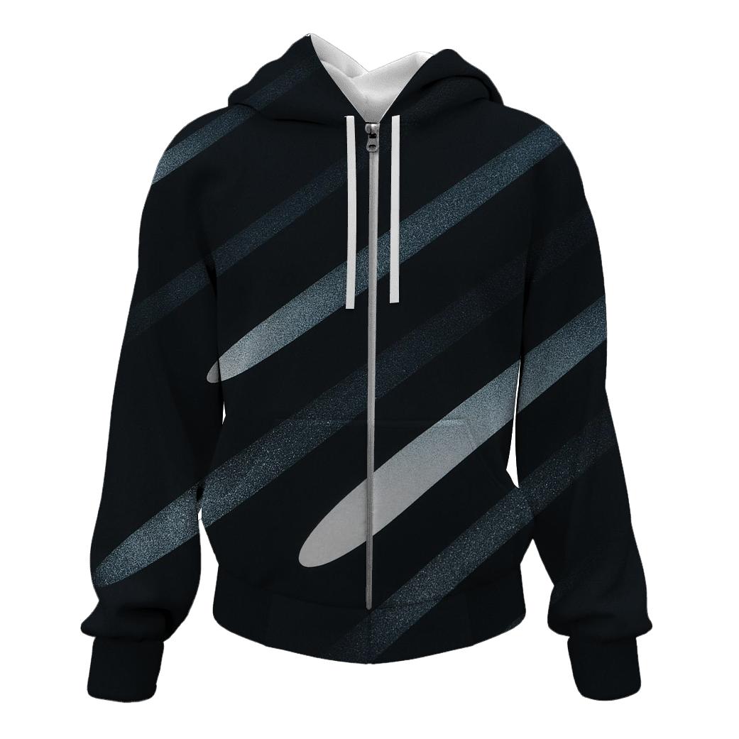 Charcoal Comet Trails custom hoodies