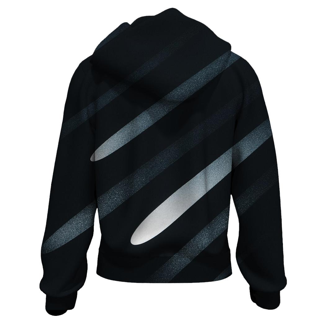 Charcoal Comet Trails custom hoodies