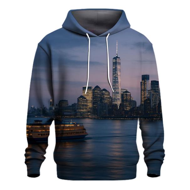 Harbor Dawn Over Lower Manhattan designer hoodies