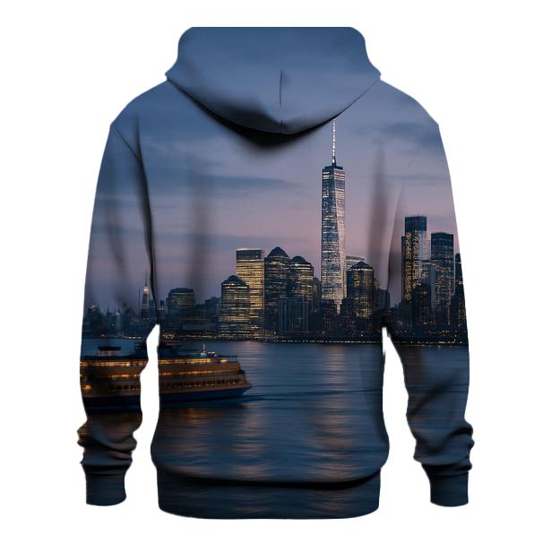 Harbor Dawn Over Lower Manhattan designer hoodies