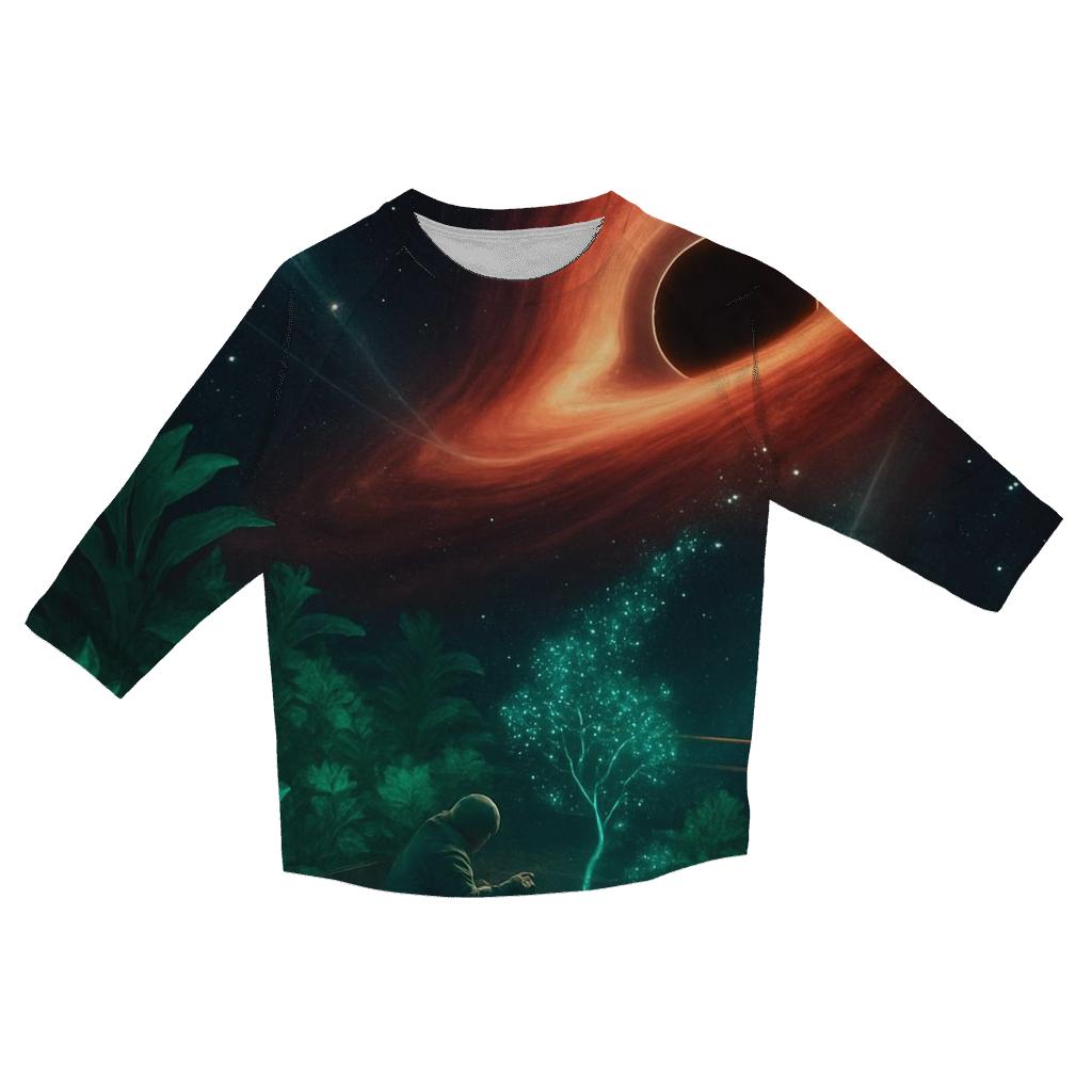 Garden At The Edge Of A Black Hole fashion 3/4 sleeve shirts