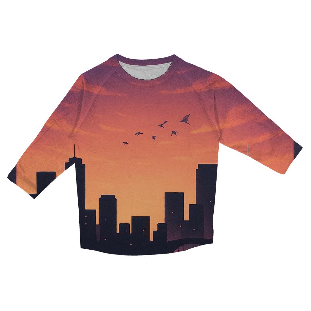 Skyline Afterglow Drift designer 3/4 sleeve blouses