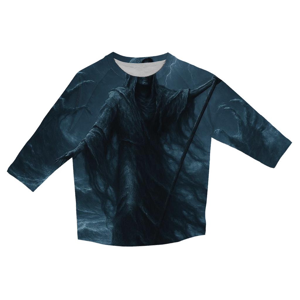 Midnight Reaper Of The Iron Shore stylish quarter sleeve tops