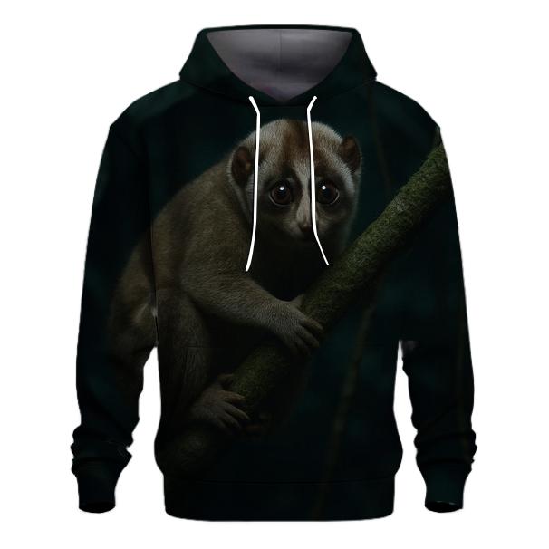 Canopy Stillness Sunda Slow Loris lightweight hoodies