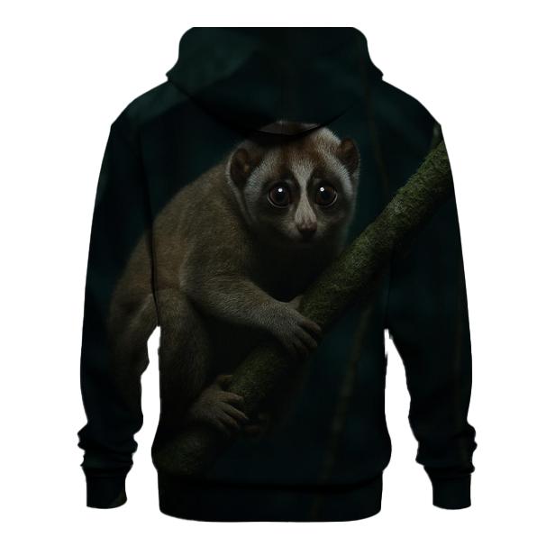 Canopy Stillness Sunda Slow Loris lightweight hoodies