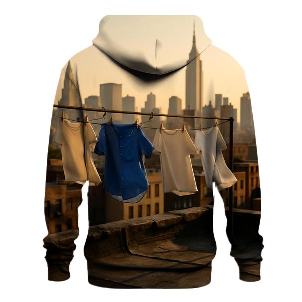 Queens Rooftop Laundry With Midtown Skyline hoodie styles