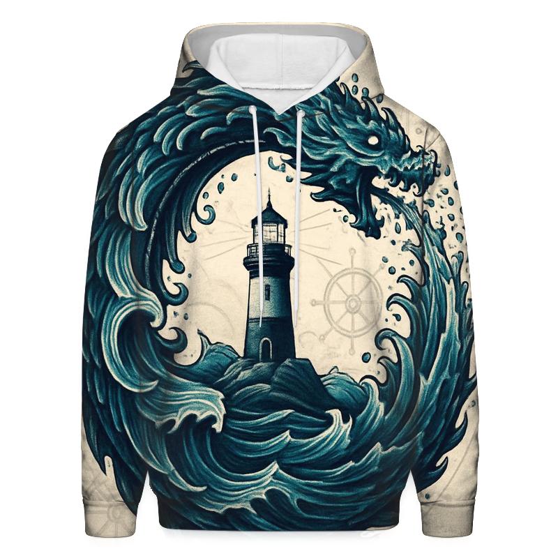 Ocean Tide Ouroboros lightweight hoodies