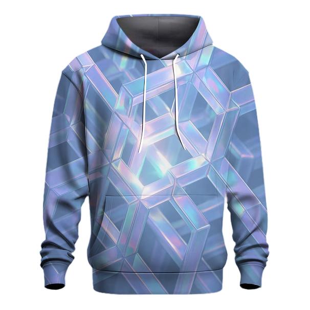 Iridescent Crystal Lattice hoodie trends