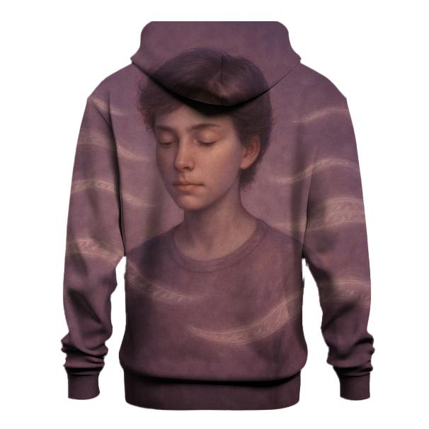 Her Voice Between The Heartbeats printed hoodies