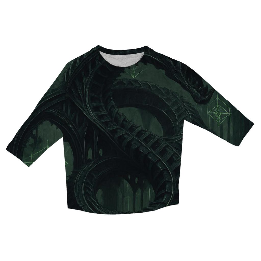 Cathedral Of The Hollow Serpent cotton quarter sleeve shirts