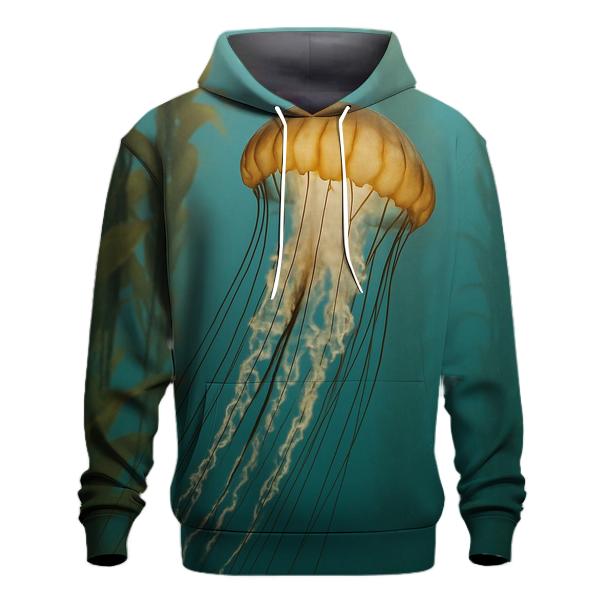 Kelp Forest Drift Pacific Sea Nettle zip-up hoodies