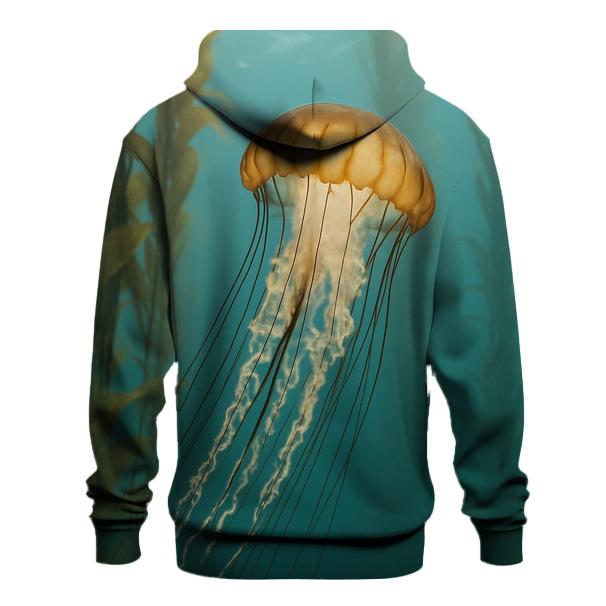 Kelp Forest Drift Pacific Sea Nettle zip-up hoodies