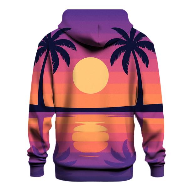 Vapor Palm Reflections designer hoodies