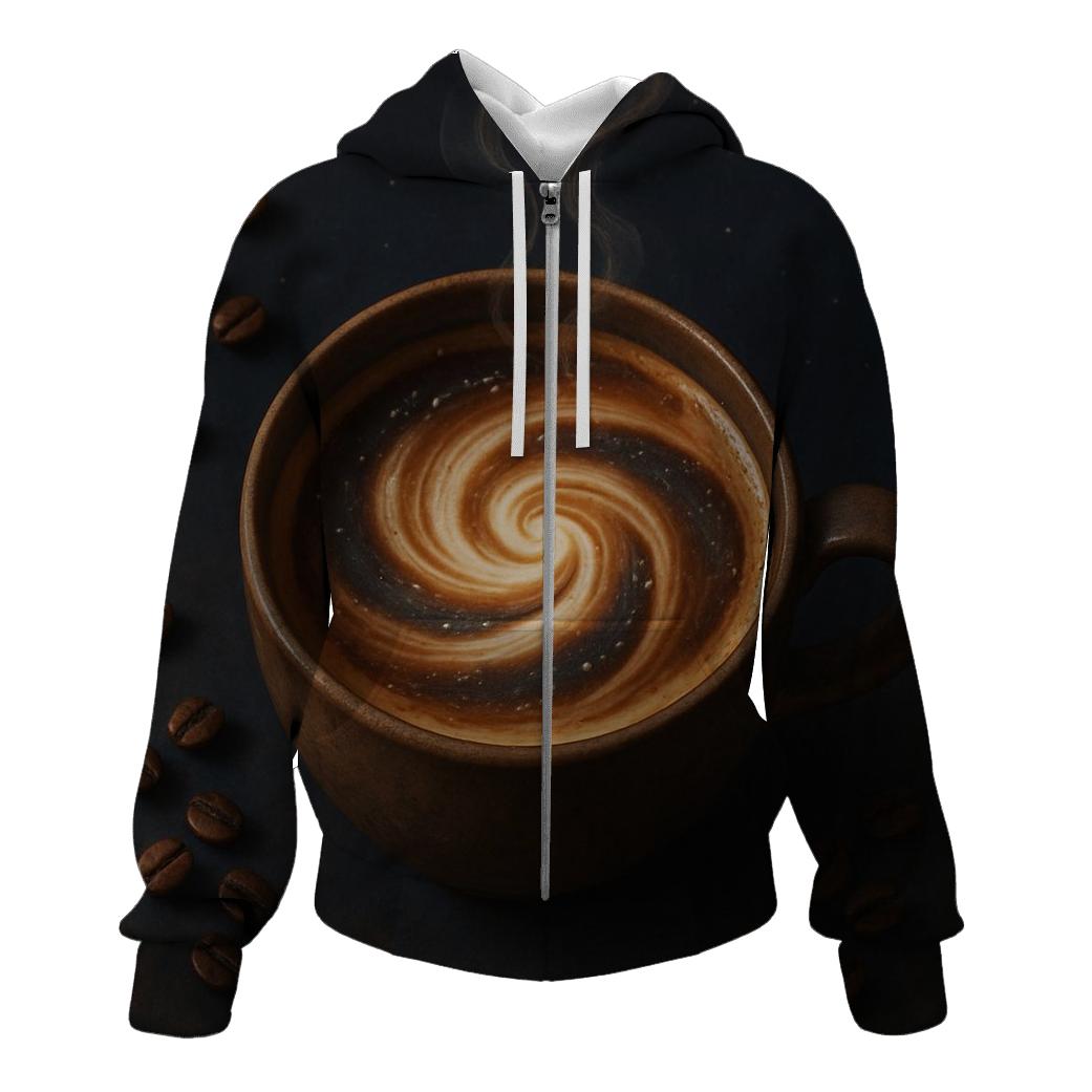Celestial Night Pour graphic hoodies