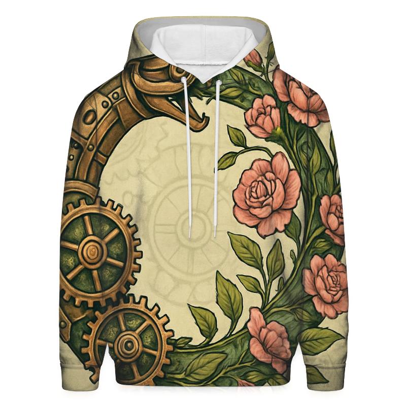 Mechanical Garden Ouroboros custom hoodies